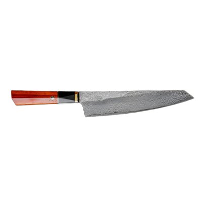 Универсальный нож Gyuto 210 мм (рукоять - красное дерево RedHart октагон)