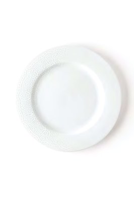 Тарелка салатная с широким бортом SchonhuberFranchi, design by Sirine Graiaa, фарфор, цвет белый, D