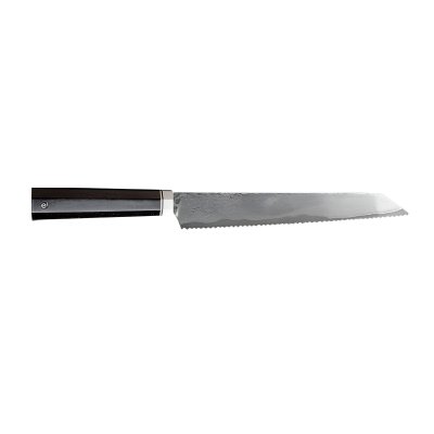 Хлебный нож (рукоять - черный граб октагон)