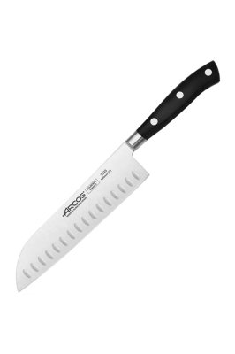 Японский шеф-нож Сантоку Arcos Riviera, сталь нержавеющая, L37 см