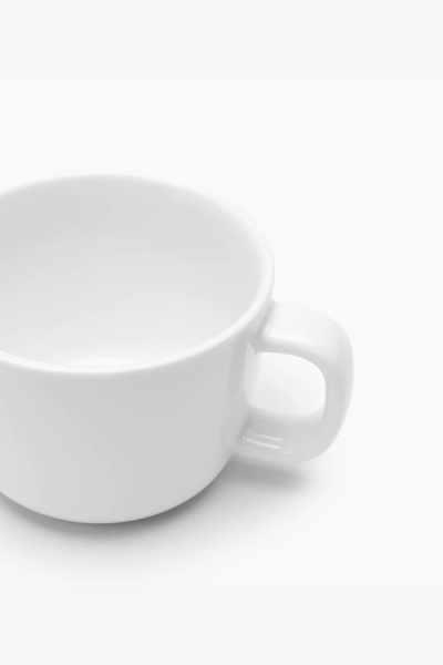 Чашка для каппучино Serax PASSE-PARTOUT, 200 мл, белый глянец, фарфор