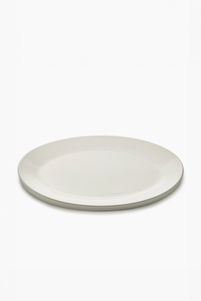 Блюдо сервировочное овальное Serax ALABASTER DUNE, 56х43.5 см, белый, фарфор