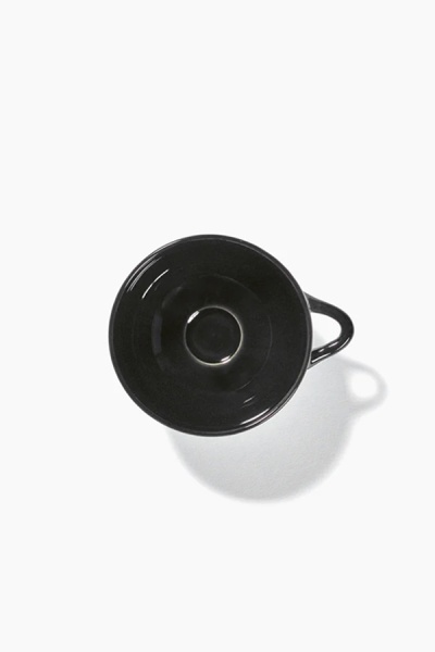 Чашка для эспрессо Serax DE, 80 мл, D7,8 см, черный/кремовый, фарфор