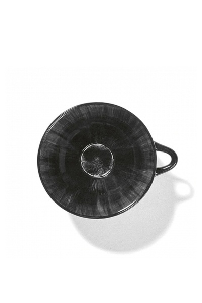 Чашка для чая Serax DE, 200 мл, D11 см, черный/кремовый, фарфор