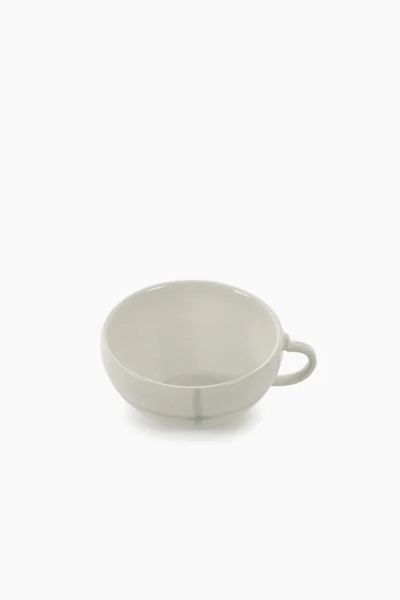 Чашка для кофе Serax SALT ZUMA, 200 мл, белый/серый, фарфор