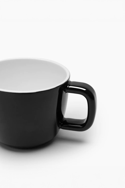 Чашка для эспрессо Serax PASSE-PARTOUT, 135 мл, белый/черный, фарфор