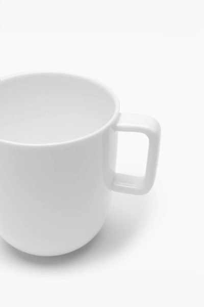 Чашка для чая Serax BASE, 350 мл, белый глянец, фарфор