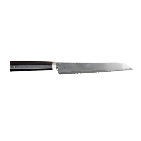 Хлебный нож (рукоять - черный граб октагон) фото 1