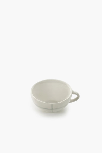 Чашка для эспрессо Serax SALT ZUMA, 100 мл, белый/серый, фарфор