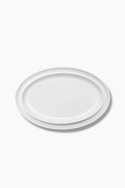 Блюдо сервировочное овальное Serax PASSE-PARTOUT, 29х18 см, белый, фарфор