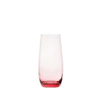 Набор из 6-ти стаканов для воды Moser OPTIC, 350 мл, розалин, хрусталь 