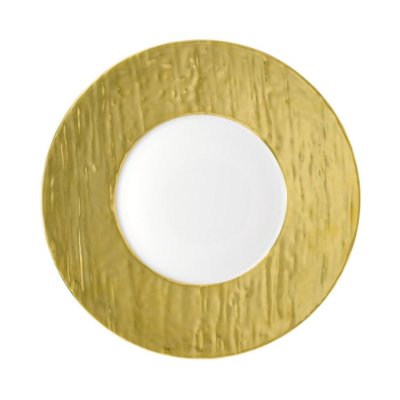 Тарелка сервировочная Raynaud ASSIETTES DE PRÉSENTATION, D32 см, Макассарское золото, фарфор