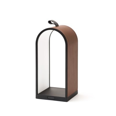 Светильник настольный светодиодный EMERA DESIGN KYTA, H32.5 см, темно-коричневая кожа
