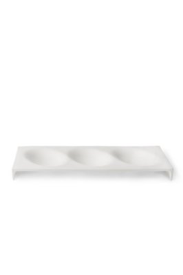 Менажница трехсекционная прямоугольная SchonhuberFranchi Fusion Collection, 41.6 см, белый, фарфор