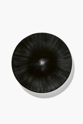 Комплект из 2-ух тарелок для салата Serax DE, D17.5 см, черный, фарфор