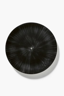 Комплект из 2-ух подстановочных тарелок Serax DE, D28 см, черный, фарфор