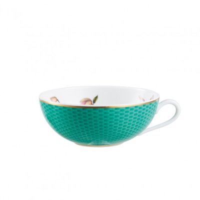 Чашка для чая Raynaud TRESOR FLEURI, 220 мл, бирюзовый, фарфор