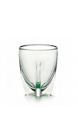 Комплект из 4-ех универсальных стаканов Serax DORA, D8.2 см Н10 см 250 мл, светло-зеленый, стекло