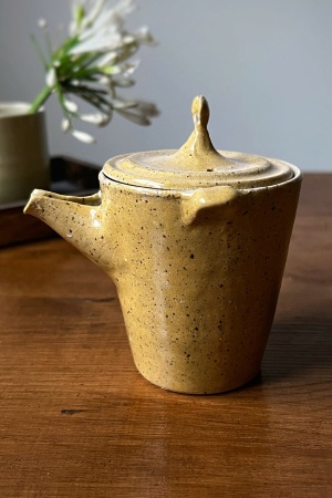 Чайник BONGO без ручки хохин, ваниль, керамика фото 1