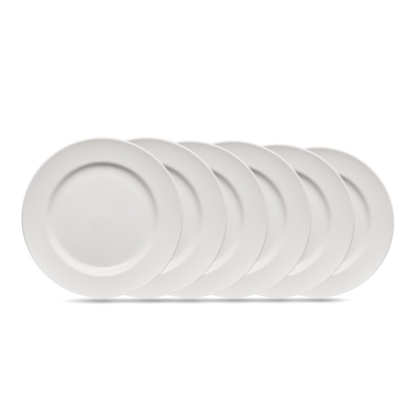 Тарелка салатная SchonhuberFranchi F21, D23 см, белый фарфор