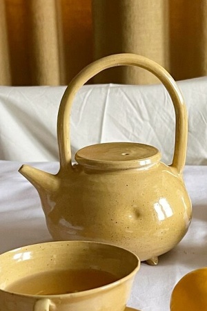Чайник BONGO, 830 мл, манго, керамика фото 1