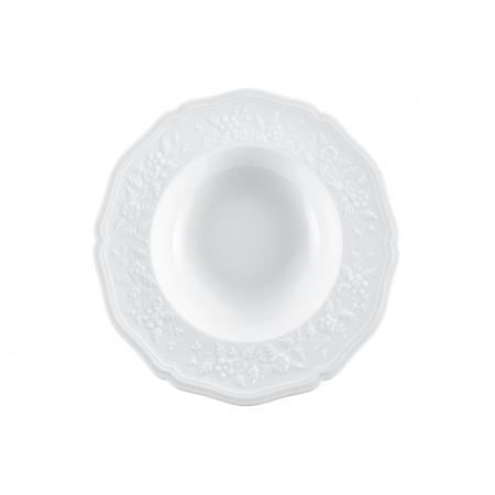 Тарелка суповая Raynaud Pont aux Choux, D21 см, белый, фарфор фото 1